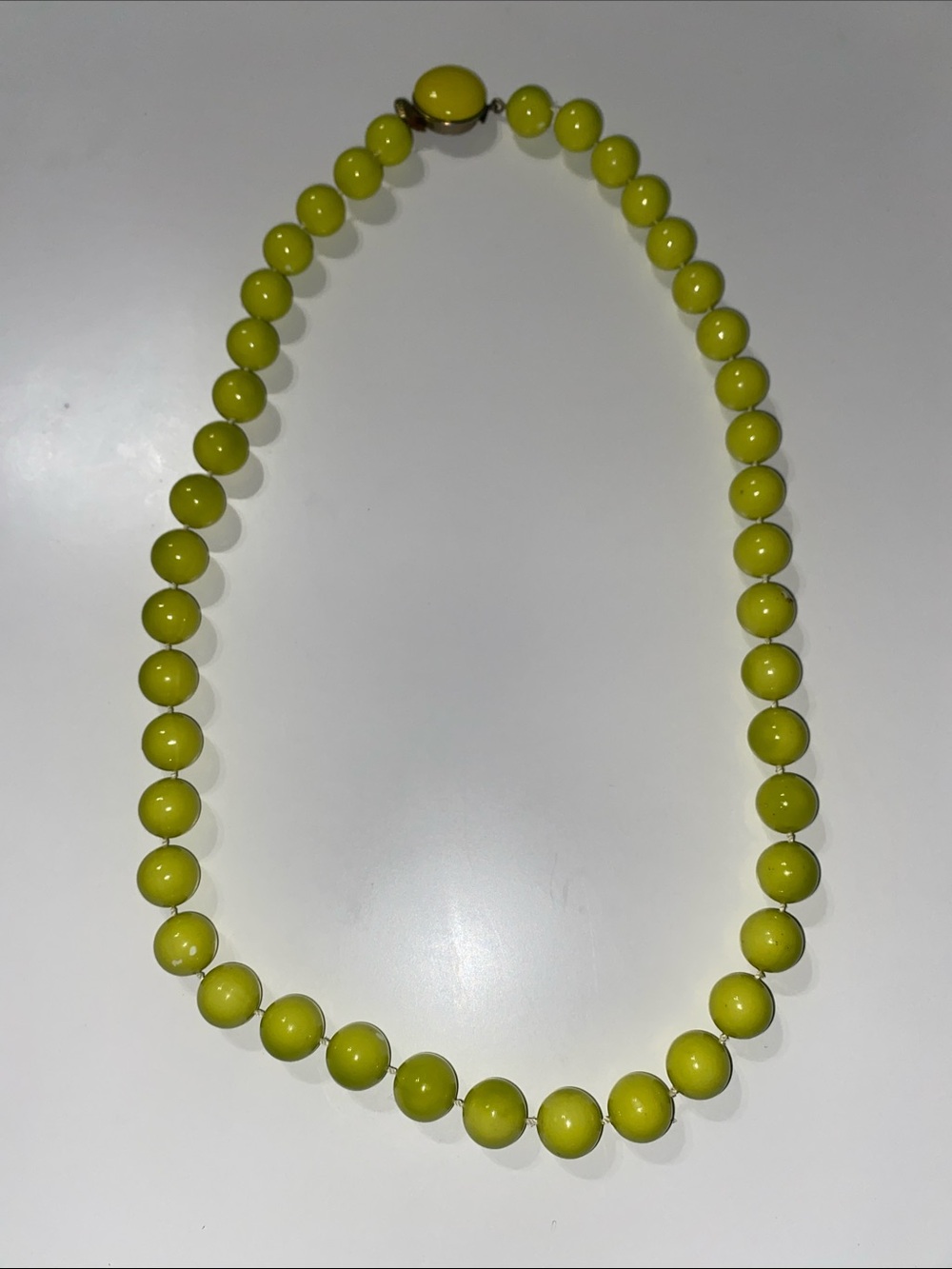 Lime Green Beaded Necklace - Women Jewelry